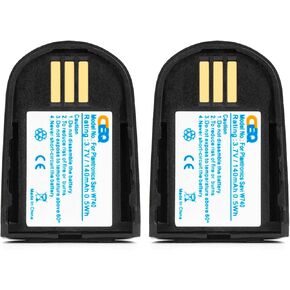 2pcs 82742-01 204755-01 Replacement Battery for Plantronics Savi W740 W02 W745 W720 W440 W445 WH500 CS540XD WH500A W440-M W740-M C054A C074,PN:84598-01 86507-01 Wireless Headsets Headphones Repair.