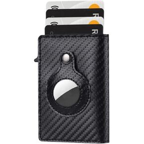 Mumusuki Soft Leather Wallet, Blocking Front Pocket Credit Card Holder Mens Wallets Minimalist Slim Wallet for Men (Black)