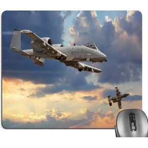 Airplane Mouse Pad, Peacekeepers Mission Jet up International Flight Picture Aviation Rectangle Mouse Pads