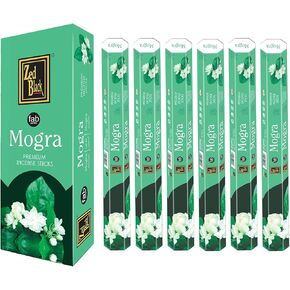 ZED BLACK Premium Musk Natural Incense Sticks - 20 Sticks Per Box & 6 Boxes Inside (Total 120 Sticks) - Use It at Home or Workplace – Alluring Aroma Sticks