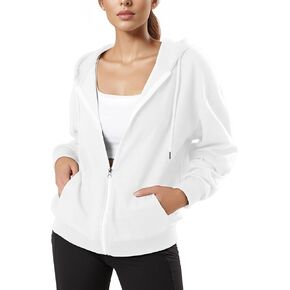 GIVON Women's Oversized Zip Up Hoodie Lightweight Thin Long Sleeve Hooded Sweatshirt with Pockets