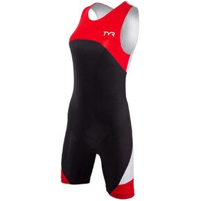 TYR Sport Women's Sport Carbon Zipper Back Short John Skin Suit with Pad