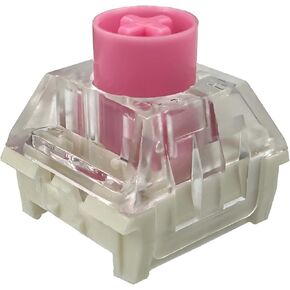 Zjmehty Silent Keyboard Switches,Kailh Box Silent Pink Switches for Mechanical Keyboard,3-pin 35gf Linear/Typing&Gaming/Waterproof Switches(Mute Pink,108Pcs) in Saudi Arabia