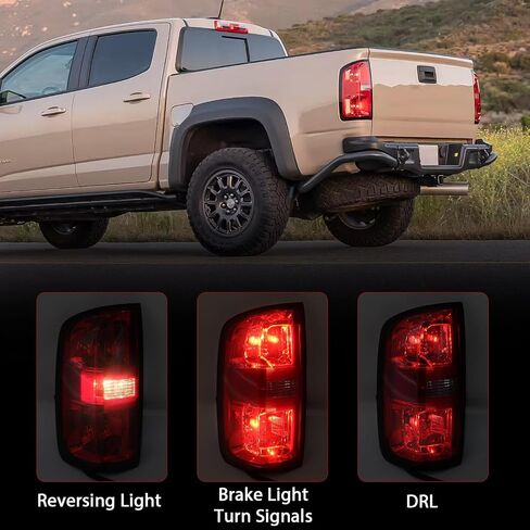 Huray Tail Light Assembly for Chevy Colorado 2015-2022 OE Tail Lamp Replacement (Driver Side (Left)) in Saudi Arabia