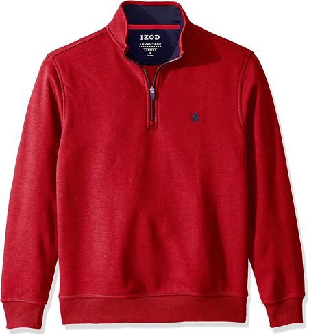 IZOD Men's Advantage Performance Quarter Zip Fleece Pullover in Saudi Arabia