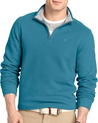 IZOD Men's Advantage Performance Quarter Zip Fleece Pullover in Saudi Arabia