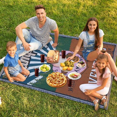 GEERTOP Camping Blanket Folding Comfort Camp Tent Rug Machine Washable Tent Mat for Outdoor Backpacking Hiking Adventure Travel - 90 x 70 in Saudi Arabia
