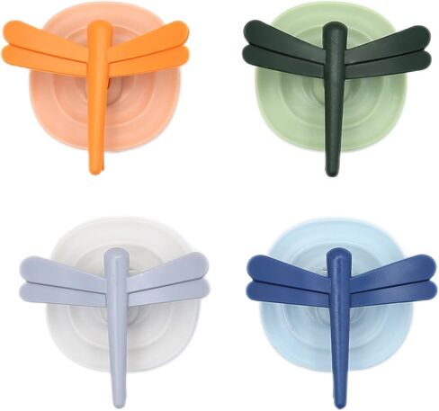 4 قطع اليعسوب متعددة الوظائف المغناطيسية مغناطيس الثلاجة، منشفة شماعات ثقب خالية هوك الباب نافذة مقبض درج للمطبخ غرفة المعيشة الحمام المرحاض in Kuwait