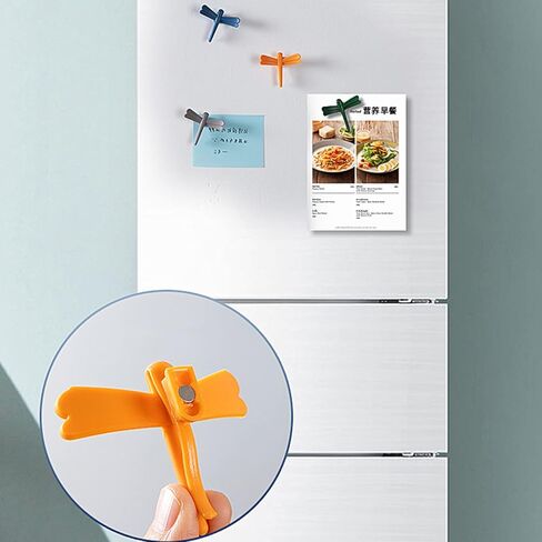 4 قطع اليعسوب متعددة الوظائف المغناطيسية مغناطيس الثلاجة، منشفة شماعات ثقب خالية هوك الباب نافذة مقبض درج للمطبخ غرفة المعيشة الحمام المرحاض in Kuwait