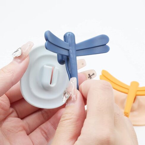 4 قطع اليعسوب متعددة الوظائف المغناطيسية مغناطيس الثلاجة، منشفة شماعات ثقب خالية هوك الباب نافذة مقبض درج للمطبخ غرفة المعيشة الحمام المرحاض in Kuwait