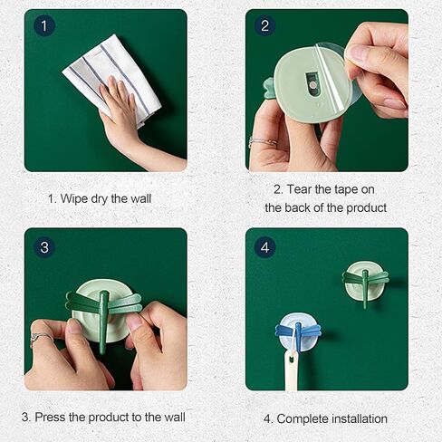 4 قطع اليعسوب متعددة الوظائف المغناطيسية مغناطيس الثلاجة، منشفة شماعات ثقب خالية هوك الباب نافذة مقبض درج للمطبخ غرفة المعيشة الحمام المرحاض in Kuwait