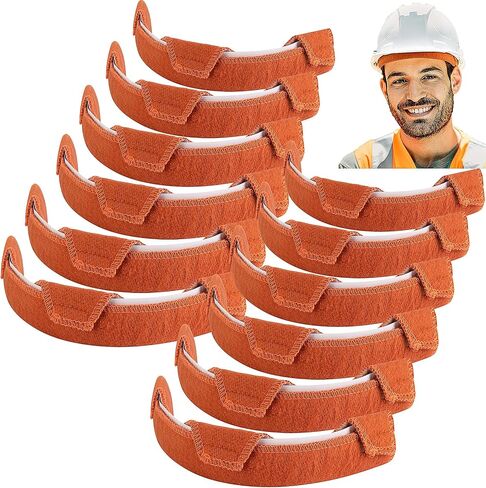 Hard Hat Sweatband- Cotton Washable Hard Hat Self Adhesive Sweat Band Liner- Reusable Hard Hat Helmet Sweat Pads for Hardhat Accessories in Saudi Arabia