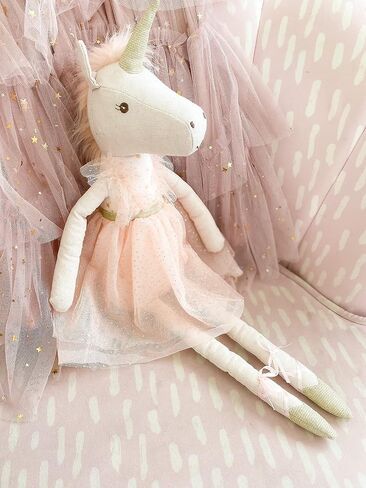MON AMI Princess Bunny Stuffed Doll - 18", Soft & Cuddly Plush Animal Doll for Kids of All Ages, Use as Toy or Room Décor in Kuwait