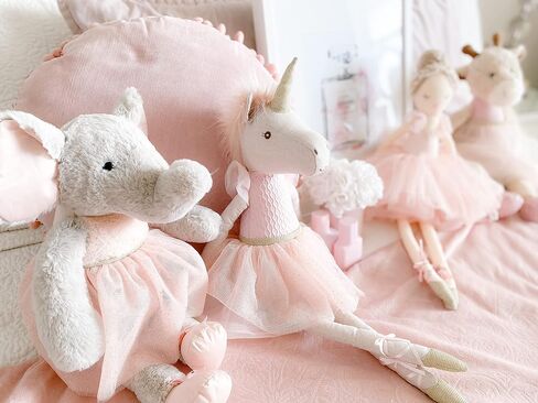MON AMI Princess Bunny Stuffed Doll - 18", Soft & Cuddly Plush Animal Doll for Kids of All Ages, Use as Toy or Room Décor in Kuwait