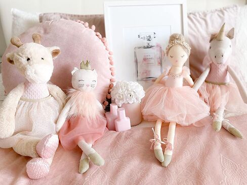 MON AMI Princess Bunny Stuffed Doll - 18", Soft & Cuddly Plush Animal Doll for Kids of All Ages, Use as Toy or Room Décor in Kuwait
