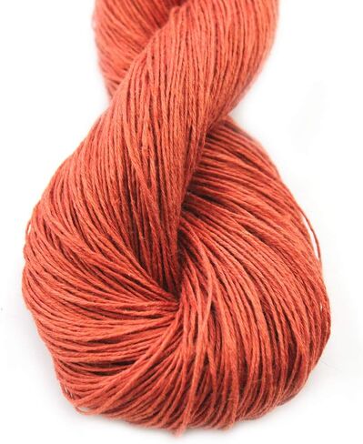 Lotus Yarns 100% Natural Linen Lace Weight Hand Knitting&Crochet Yarn 1.76oz / Skein for Baby Clothes Garments Soft and Cool (1) in Saudi Arabia