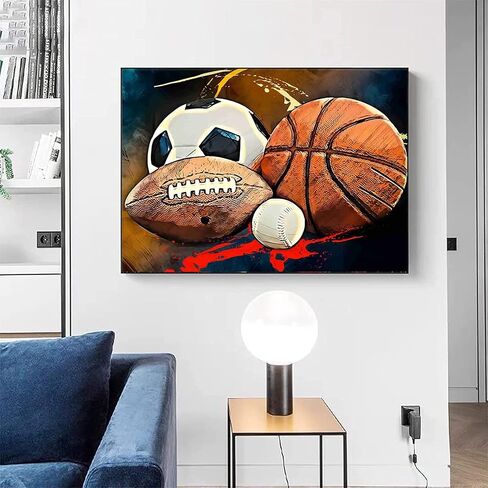 طقم طلاء فني ماسي 5D DIY من HONGJIE، كرة مقاس 16 × 12 بوصة دائرية كاملة الحفر الكريستالي وحجر الراين مطرزة بغرز متقاطعة للفنون الحرفية لديكور الحائط المنزلي كهدية in Kuwait