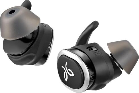 Jaybird RUN True Wireless Headphones for Running, Secure Fit, Sweat-Proof and Water Resistant, Custom Sound, 12 Hours In Your Pocket, Music + Calls (Jet) (Renewed) in Saudi Arabia