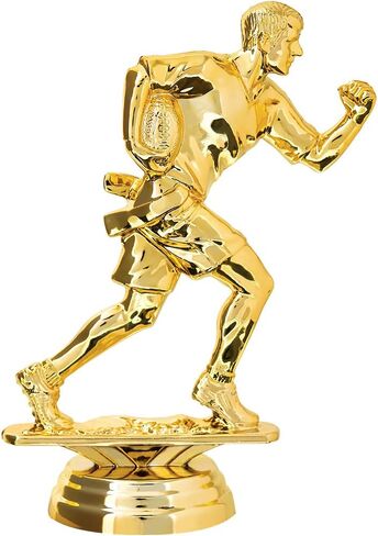 6" Gold Flag Football Trophies - Male Football Award Trophy Prime in Saudi Arabia