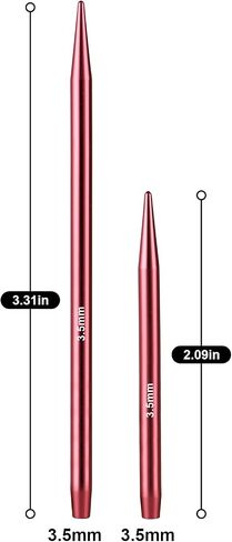 Interchangeable Circular Knitting Needles Accessories for Arthritic Hands, Round Aluminum Kit Suitable for Knitter Enthusiasts（3.0mm) in Saudi Arabia