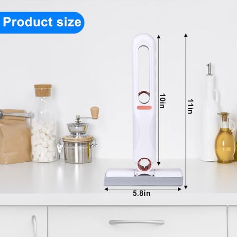 ممسحة صغيرة، ممسحة صغيرة، ممسحة دش احترافية للأبواب الزجاجية، ممسحة نافذة للمنزل، أداة تنظيف للمطبخ، الحمام، الأرضية، غرفة المعيشة، زجاج الزجاج الأمامي للسيارة، المرآة in Kuwait