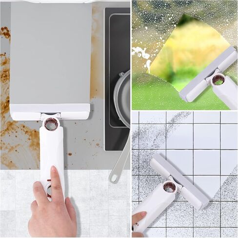 ممسحة صغيرة، ممسحة صغيرة، ممسحة دش احترافية للأبواب الزجاجية، ممسحة نافذة للمنزل، أداة تنظيف للمطبخ، الحمام، الأرضية، غرفة المعيشة، زجاج الزجاج الأمامي للسيارة، المرآة in Kuwait