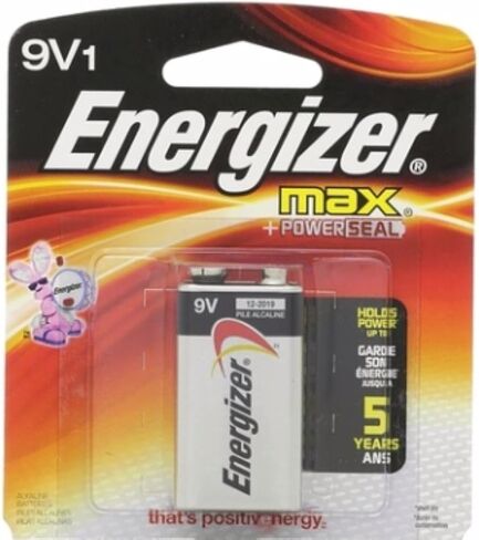 Energizer MAX 9V Batteries (4 Pack), 9 Volt Alkaline Batteries in Kuwait