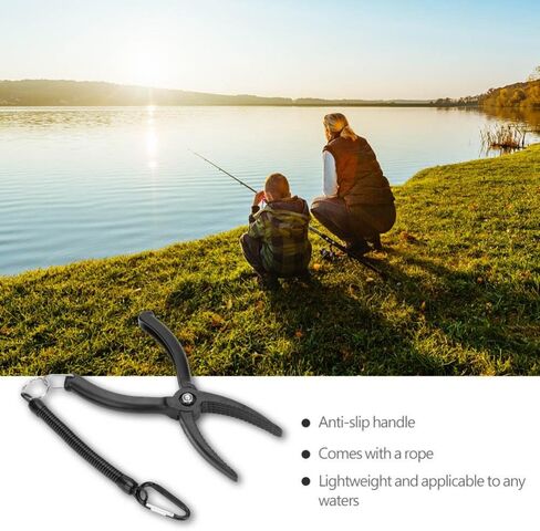 Fishing Pliers, Lightweight ABS Fishing Gripper Hook Remover Tool ABS Grip Tackle Fish Lip Holder in Saudi Arabia