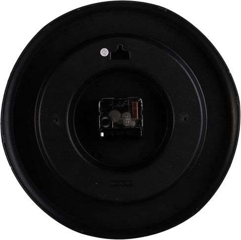 ساعة حائط صامتة من ديكونوي، ساعات حائط سوداء مقاس 12 بوصة تعمل ببطارية كوارتز، ساعة كلاسيكية مستديرة غير موقوتة لحركة اكتساح المدرسة والمكتب المنزلي، سهلة القراءة in Kuwait