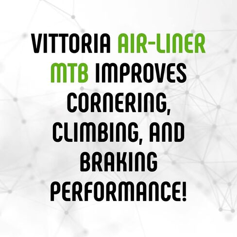 Vittoria Air-Liner MTB Insert for Tubeless-Ready Mountain Bike Tires, Provides 1 Hour of Run Flat Use, Compatible with All Wheels Up to 29" in Saudi Arabia