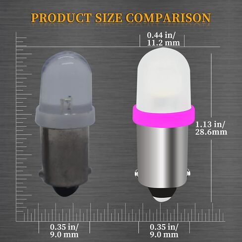 Pinball Machine Light Coin Display Bulb Pachinko Game Machine Bulb AC/DC 6V 6.3V T11 756 1893 1847 BA9S Led Bulb Replacement for Toy Car Lights,Non-Polarity,Frosted Lenses, (Pack of 10 Orange) in Saudi Arabia
