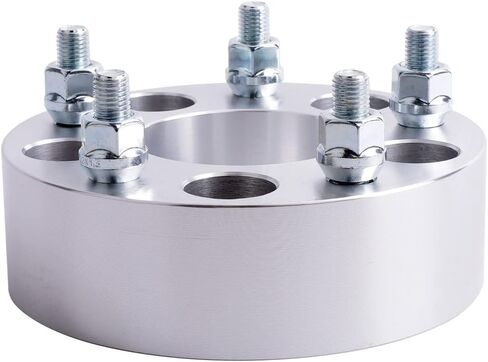 محولات عجلات DCVAMOUS 4 قطع 5x5 إلى 5x5.5 مقاس 1.25 بوصة 1/2"-20 مسمار متوافقة مع Jeep 5 Lug 5x127 إلى 5x114.3 لسيارة 2007-2018 Wrangler JK JKU | 2006-2010 Commander XK | 1999-2010 Grand Cherokee WJ WK in Kuwait