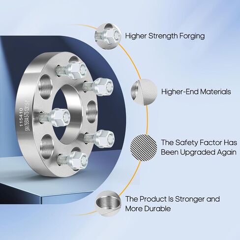 OCPTY 5x4.75 to 5x4.5 Wheel spacers adapters 1 inch with 12x1.5 Studs 73CB Wheel Spacers fit for 1984-2013 for Corvette 1990-2005 for Jimmy 4PCS in Saudi Arabia