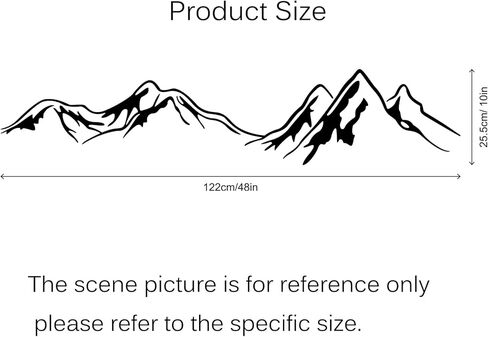جبال مجموعة الفينيل جدار الشارات الفن الديكور الهندسي القابل للإزالة التقشير والعصا ملصقات الحائط والجداريات للأطفال الحضانة صبي فتاة غرفة اللعب غرفة المعيشة ديكور غرفة النوم in Kuwait