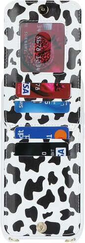 iphone 13 pro max case with strap, iPhone 13 pro max Case with Card Holder Credit Card Slots Crossbody with Zipper Case for iphone 13 pro max wallet case for women - Black in Kuwait