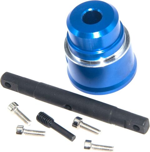 Differential Locker Spool Compatible with 1/10 TRAXXAS Maxx Upgrade RC Car MXX125 Straight Shaft Diff Mount Metal Part Replace(Dark Blue) in Saudi Arabia