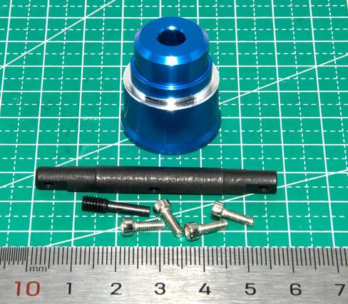 Differential Locker Spool Compatible with 1/10 TRAXXAS Maxx Upgrade RC Car MXX125 Straight Shaft Diff Mount Metal Part Replace(Dark Blue) in Saudi Arabia
