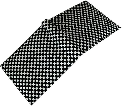 Tem's Collection Faux Leather Bifold Men's Wallet - Black Checkered in Saudi Arabia