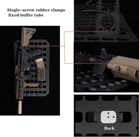 Tactical Molle Panel 8x12.5inch Portable Gear Organizer with Handle Insert Backpack Tactical Equipment Storage Pouches, Molle Panel Rack Mount Connection fittings in Saudi Arabia
