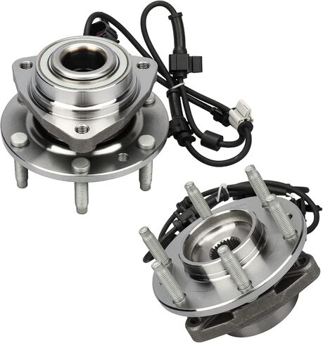 DRIVESTAR 513188 محور العجلة الأمامي الأيسر/الأيمن ومجموعة المحمل مع ABS لسيارة Isuzu Ascender Oldsmobile Bravada GMC Envoy Buick Rainier Chevy Trailblazer، مع ABS in Saudi Arabia
