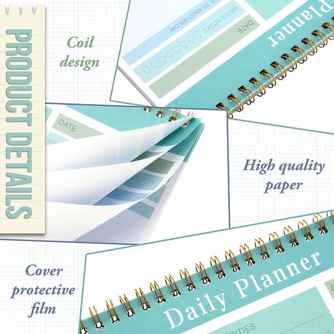 3 Pack 90 sheets To Do List Notepad Daily Planner Undated Planner To Do List Notebook Checklist Productivity Organizer Day Planner for Office Schedule Agenda (Classic Style, 5.1 x 7.9 Inch) in Saudi Arabia