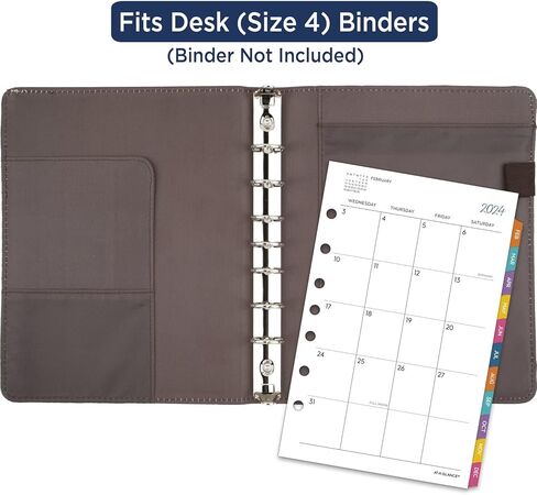AT-A-GLANCE 2025 Planner Refill, Weekly & Monthly, 5-1/2" x 8-1/2", Desk Size, Loose-Leaf, Etta Vee (EV81-285Y-25) in Saudi Arabia