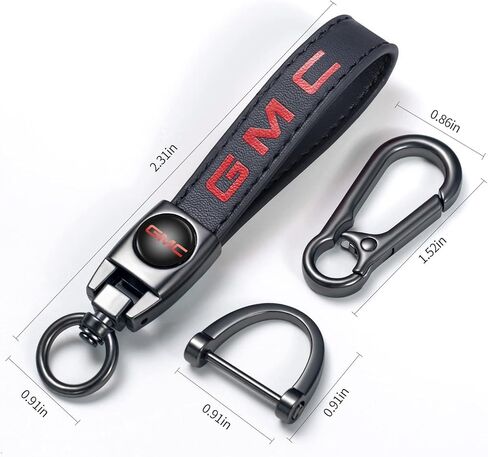 Genuine Leather Car Keychain Fit for Toyota Tacoma Avalon Camry Prius Avalon Corolla RAV4 Highlander Key Chain for Men and Women Family Present Key Ring Accessories（Red） in Saudi Arabia