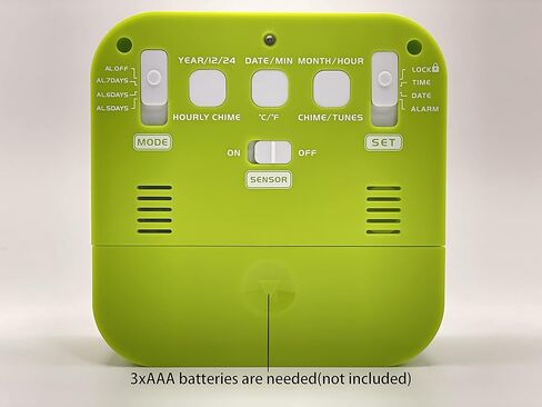 ساعة منبه ناطقة بصوت أنثوي، ساعة ناطقة مع وظيفة الرنين كل ساعة (وقت التحدث كل ساعة)، ساعة منخفضة الرؤية للمكفوفين/ضعاف البصر/كبار السن/المسنين (برتقالي) in Kuwait