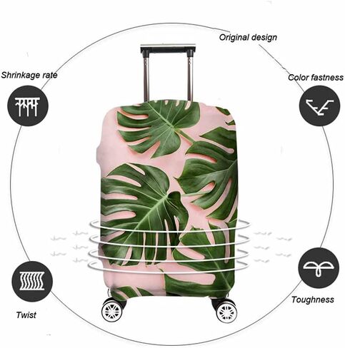 Travel Luggage Cover Protector Infinity Grey Suitcase Cover Protectors Washable Luggage Suitcase Cover for 25-28 Inch L in Saudi Arabia