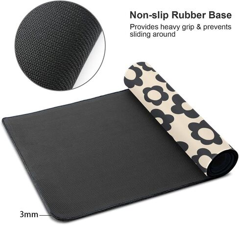 Hippie Vintage Car Cool Orange Mouse Pad Gaming XL Large Mousepad Desk Mat Long Extended Big Keyboard Pads Table Accessories for Gaming and Office Pc Laptop Computer 31.5 X 11.8 Inch in Saudi Arabia