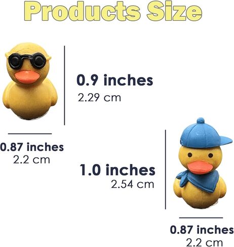 سيارة لطيف بطة ديكور مرآة الرؤية الخلفية الحلي الزينة لوحة القيادة شاحنة زخرفة الداخلية تزيين الشكل مضحك EV الهدايا الزخرفية RV الديكورات الملحقات العالمية (3 قطع) in Kuwait