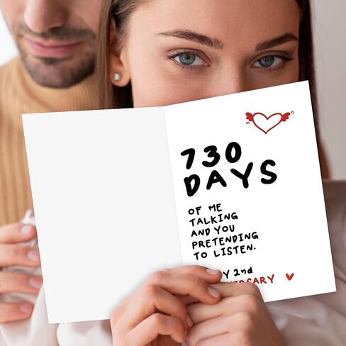 Sweet 3 Year Anniversary Cards Gifts for Him Her, Lovely 3rd Anniversary Card for Couple, Happy 3 Years Marriage Anniversary Card for Husband Wife in Saudi Arabia