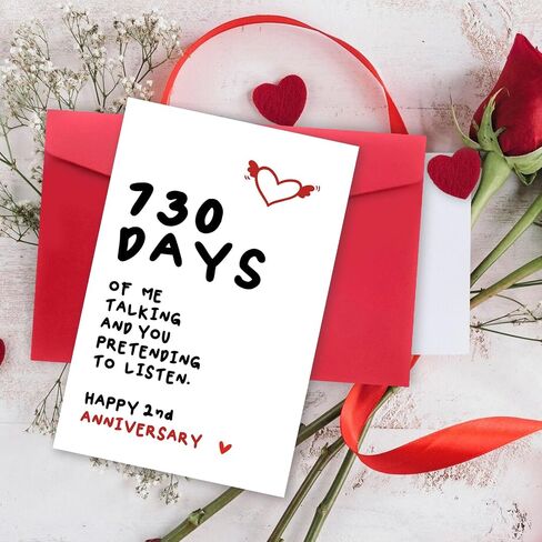 Sweet 3 Year Anniversary Cards Gifts for Him Her, Lovely 3rd Anniversary Card for Couple, Happy 3 Years Marriage Anniversary Card for Husband Wife in Saudi Arabia
