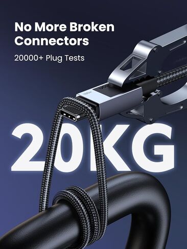 كابل يو جرين USB C 100 وات، كابل USB C إلى USB C شحن سريع، كابل شاحن USB C من النوع C متوافق مع iPhone 15/15 Pro/15 Pro Max، MacBook Pro/Air، Galaxy S24/S23، iPad Pro/Air، Pixel 8، 3.3 قدم in Kuwait